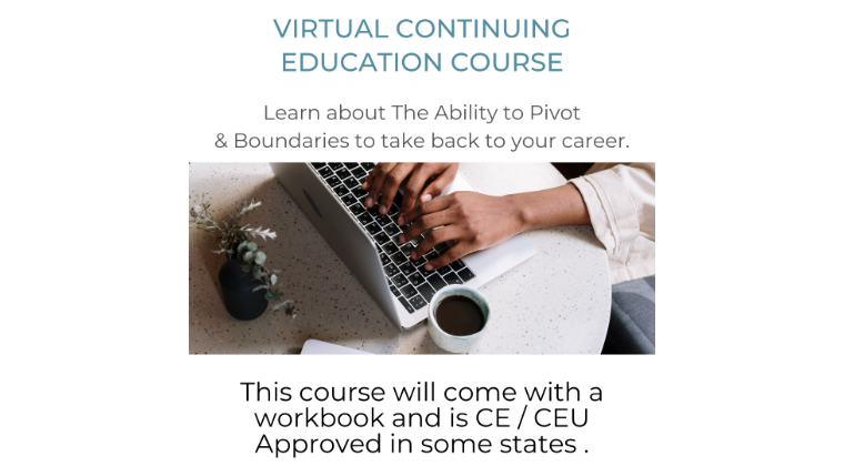 Ability to pIvot and boundaries course