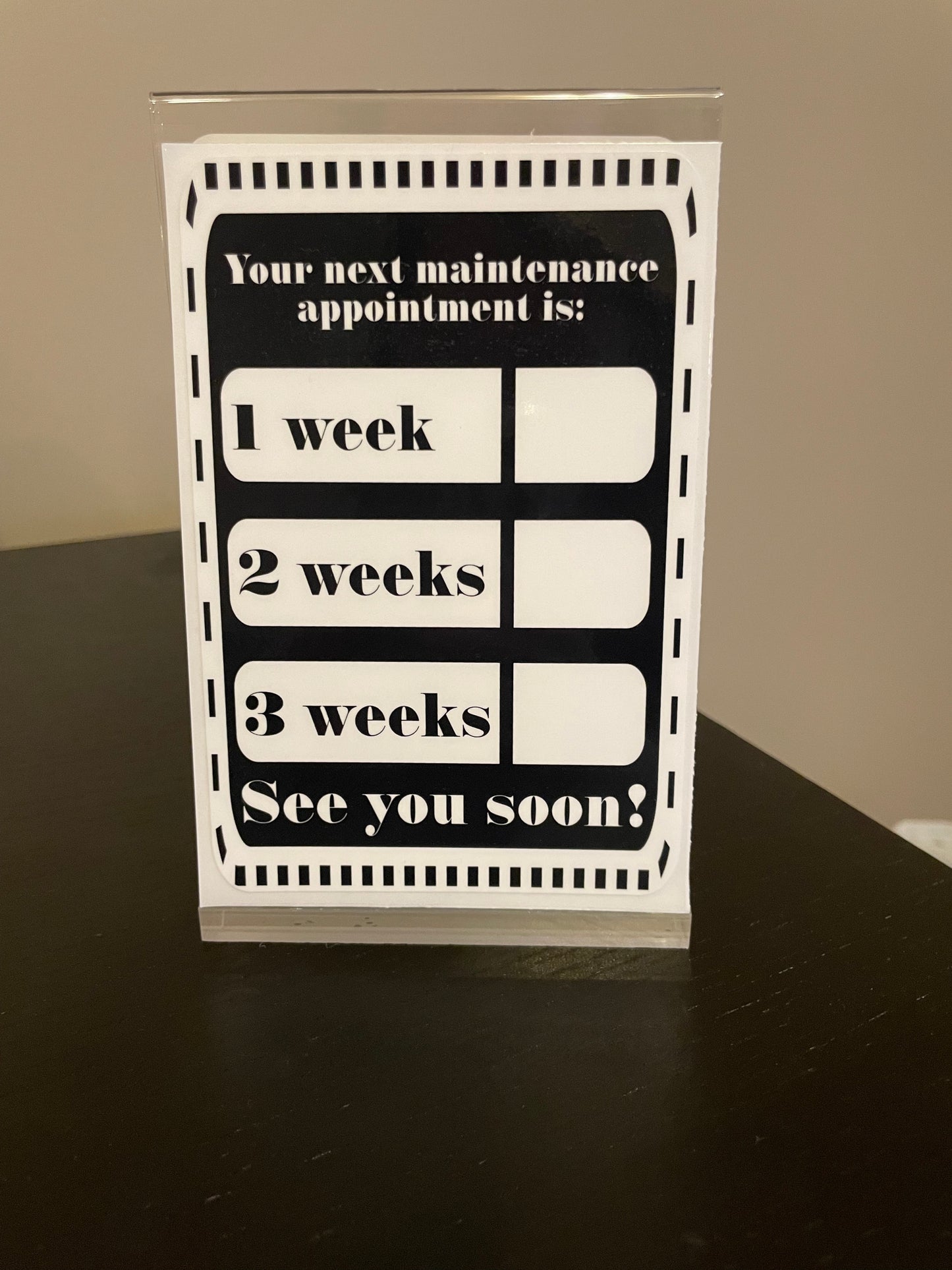 Appointment Reminder Clings