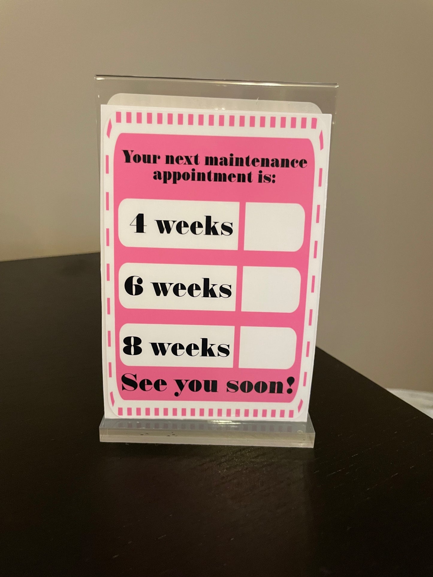 Appointment Reminder Clings