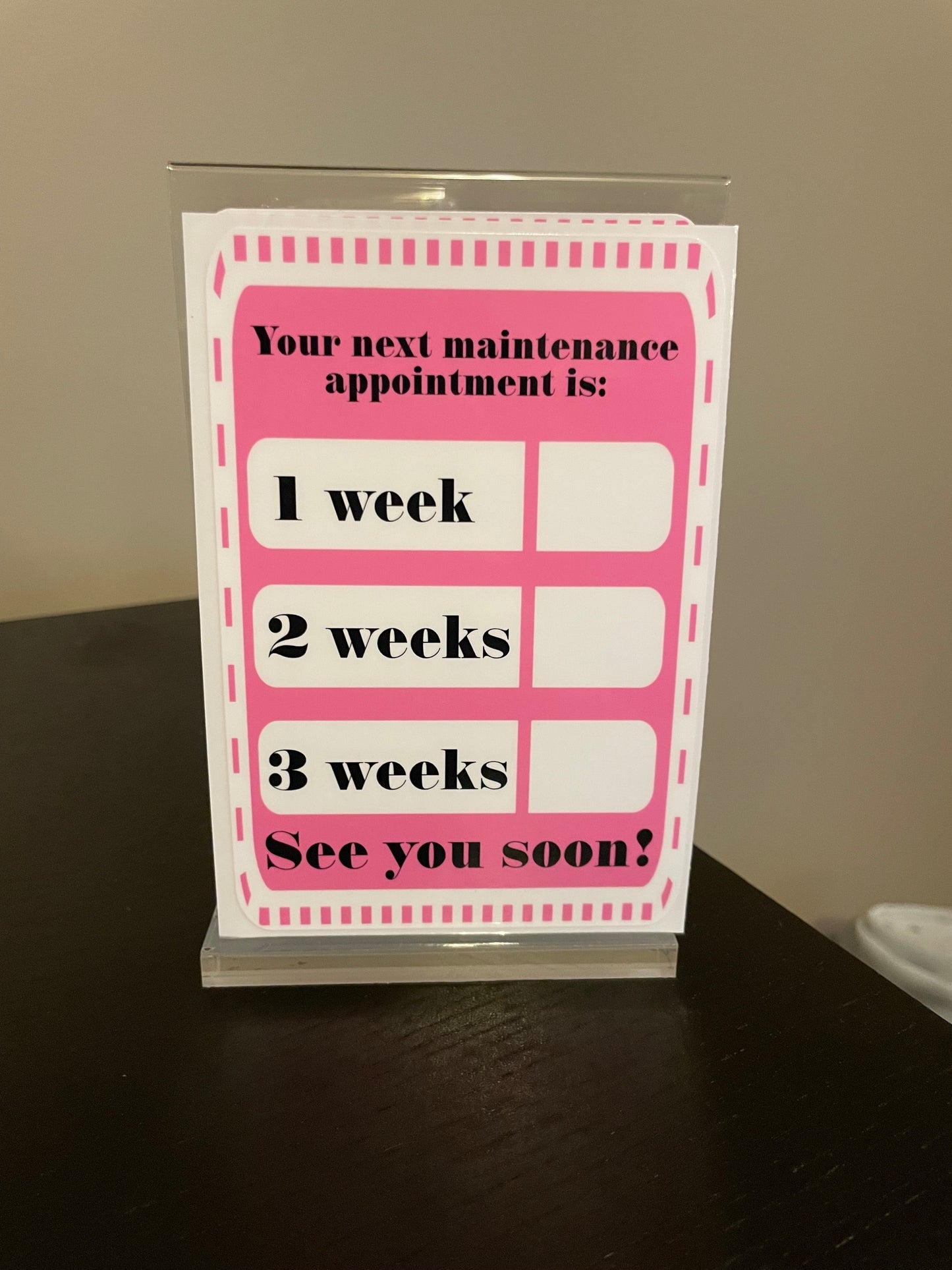 Appointment Reminder Clings