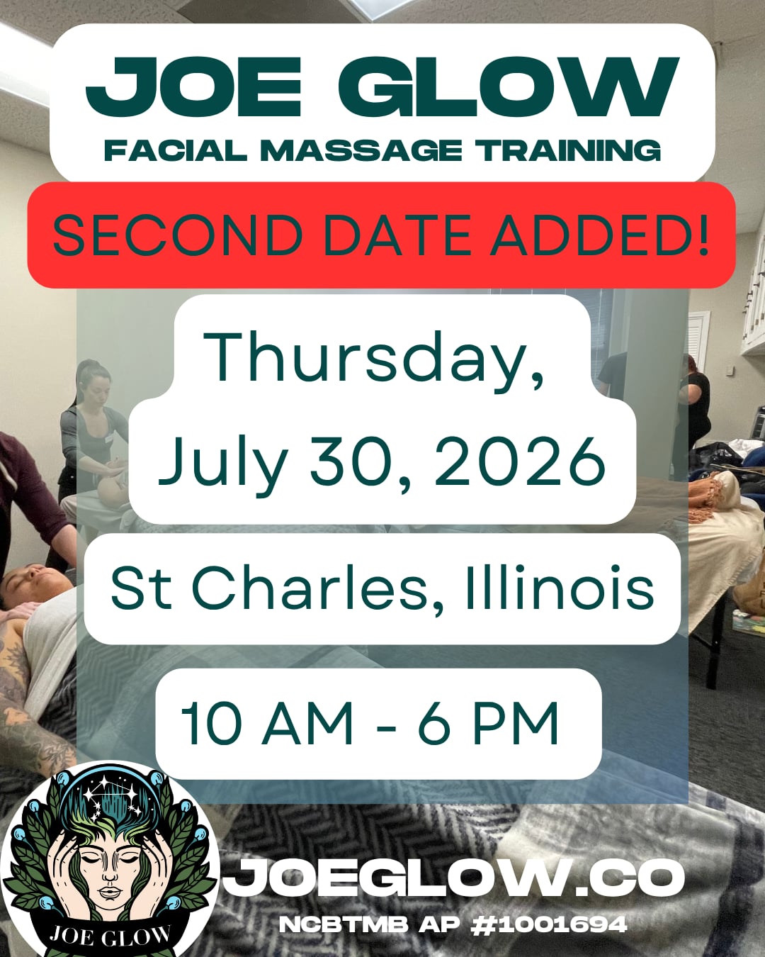 Joe Glow Facial Massage Class