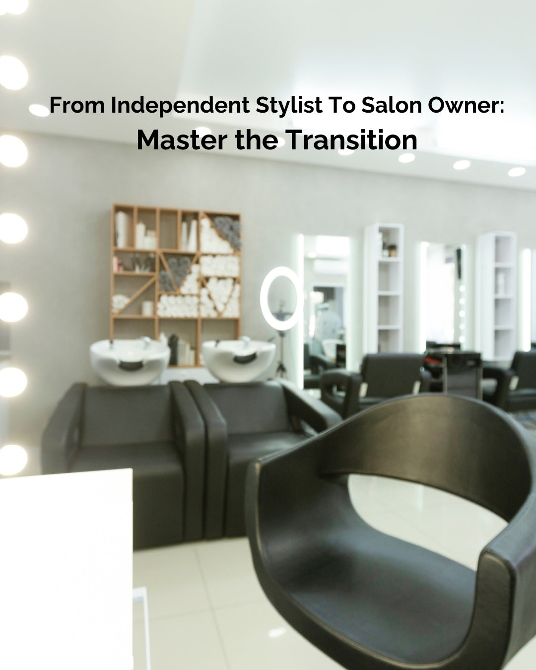 From Independent Stylist to Salon Owner Class for barbers, cosmetologists, estheticians, nail technicians and massage therapists.