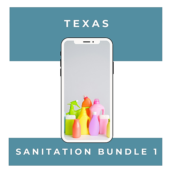 Texas State Board Approved Sanitation Bundle 1
