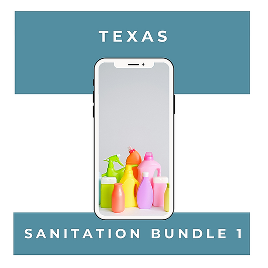 Texas State Board Approved Sanitation Bundle 1