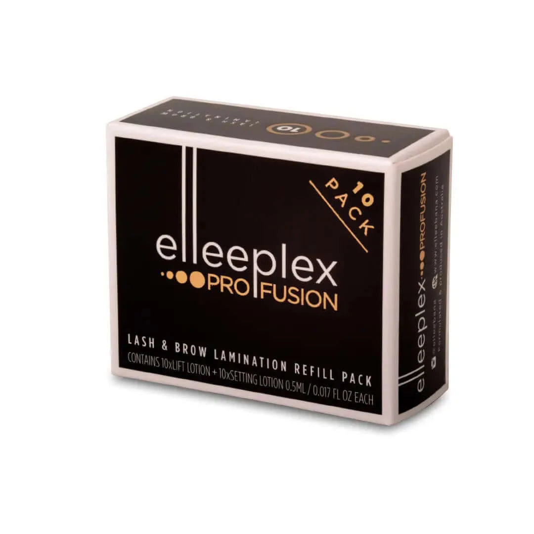 Elleebana Elleeplex ProFusion Products that come with the official Elleebana Elleeplex Profusion Conversion Brow Lamination course trained by an Elleebana trainer with CEU CE Continuing Education Hours