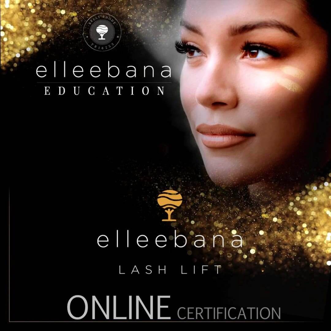 Elleebana Official Online One Shot Lash Lift Certification Course with Official Elleebana trainer and CEU CE Continuing Education hours  Edit alt text